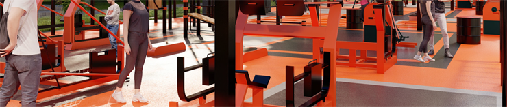 Уличные тренажеры с изменяемой нагрузкой