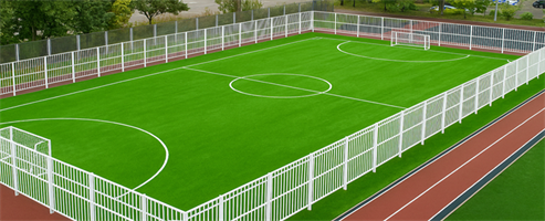 Искусственное газон для занятий футболом