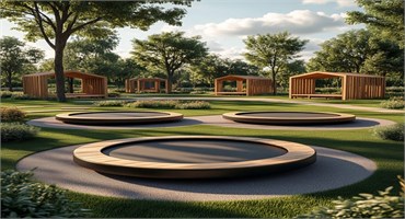 Уличные батуты в платформе