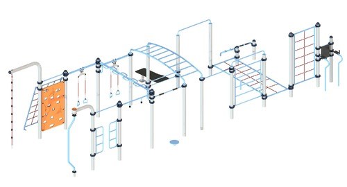 Воркаут комплекс TMS-V4 Для развития координации TMS-V4