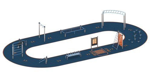 Воркаут комплекс TMS-V1 Полоса препятствий TMS-V1