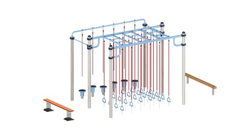 Воркаут комплекс TMS-V5 Полоса препятствий TMS-V5