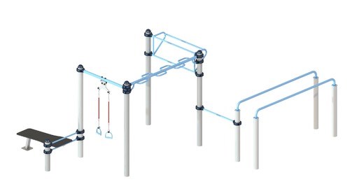 Воркаут комплекс TMS-V40 TMS-V40