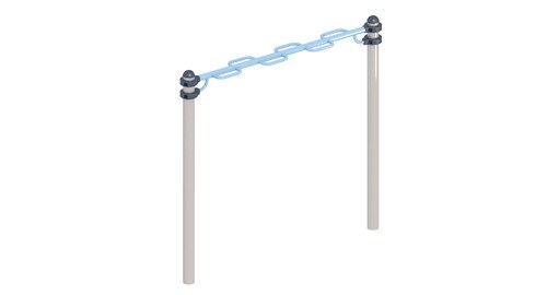 Рукоход змеевик для воркаута TMS-V15