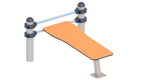 Скамья для пресса TMS-V16