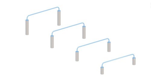Комплекс для прыжков с препятствиями TMS-V18