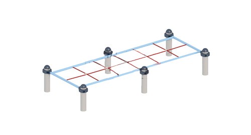 Прыжковая сетка TMS-V28