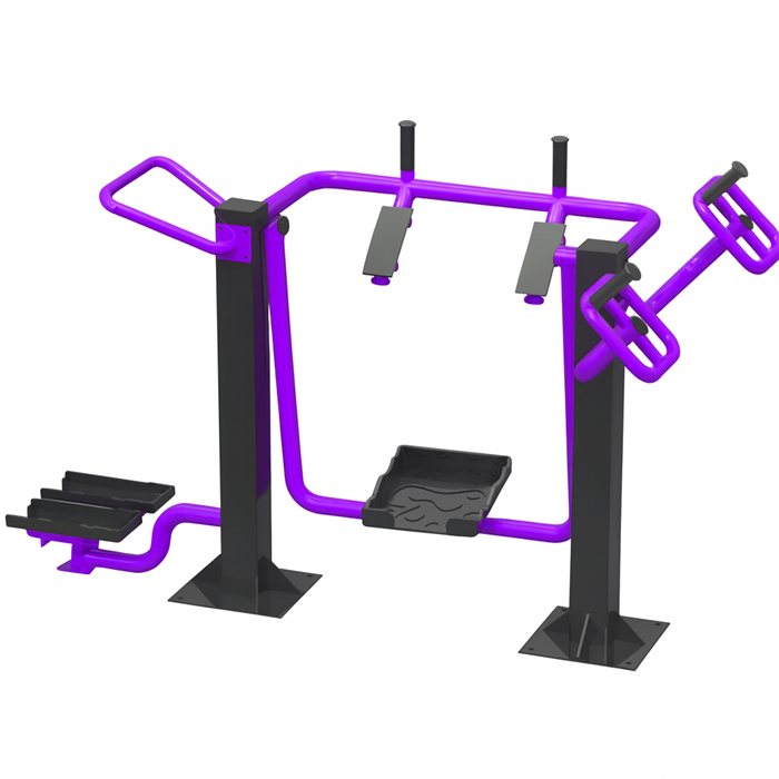 Тренажер уличный Штурвал+Пресс+Супертвист TMS-LBT46