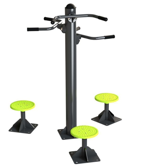 Уличный тренажер Твистер стоя (тройной) ZAVODSPORTA Smart-1004 TMS-Smart-1004