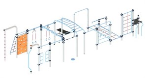 Воркаут комплекс TMS-V4 Для развития координации TMS-V4