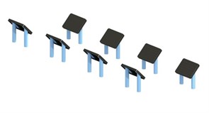 Комплекс для координации (прыжковые платформы)) TMS-V19