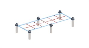 Прыжковая сетка TMS-V28