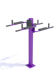 Тренажер уличный Брусья-пресс TMS-LBT26